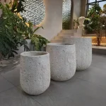 Pot de fleur moderne au style contemporain