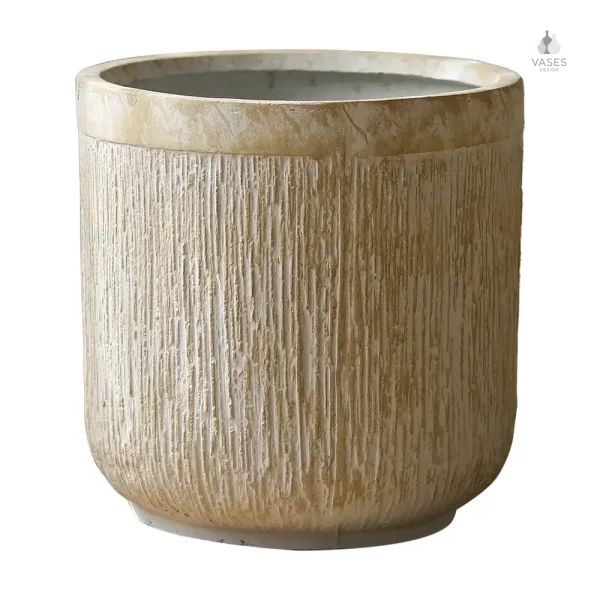 Élégant pot en ciment pour un style moderne et minimaliste