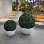 Gros pot de fleur extérieur