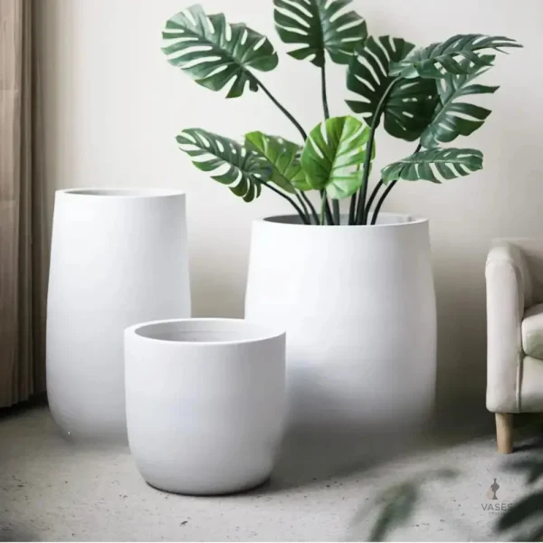 Pot de fleur intérieur en matériau durable et esthétique