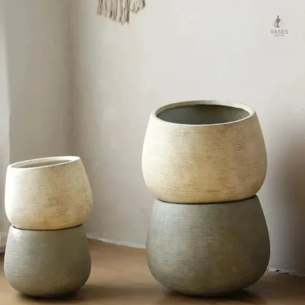 Conteneur rond pour aménagement floral