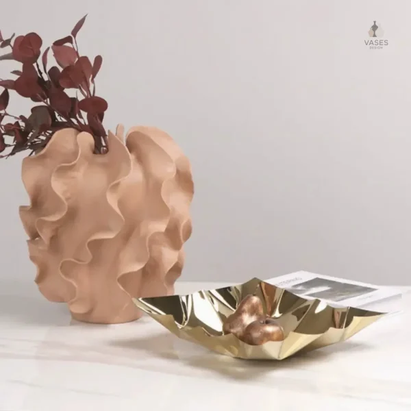 Vase décoratif au design contemporain