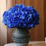 Hortensia artificielle en fleurs décoratives