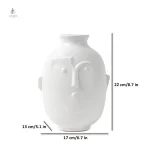 Vase visage créatif pour un intérieur tendance
