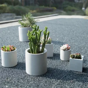 Mini pot de fleur design moderne pour décoration intérieure