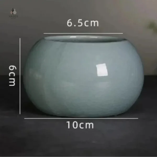 Mini pot de fleur en céramique, style moderne et chic