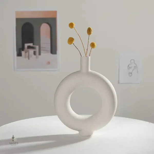 Vase Pampa décoratif élégant