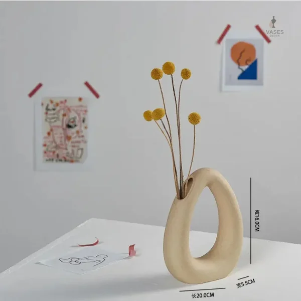 Vase Pampa pièce maîtresse