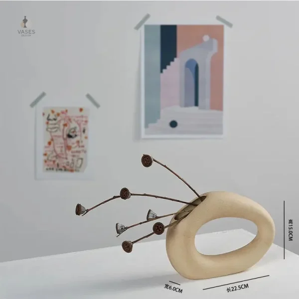 Vase Pampa pour décoration intérieure