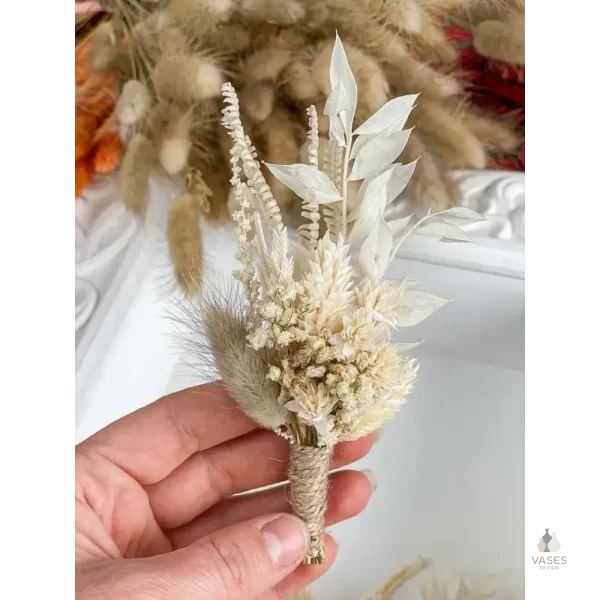 Fleurs séchées en bouquet décoratif