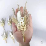 Petit bouquet écologique de fleurs séchées