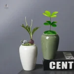Vase en céramique pour petites fleurs et herbes