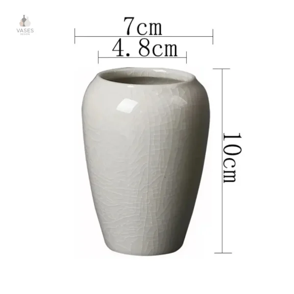 Pot en céramique avec finition lisse et moderne