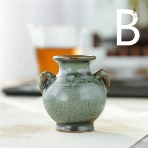 Petit vase en céramique pour fleurs séchées