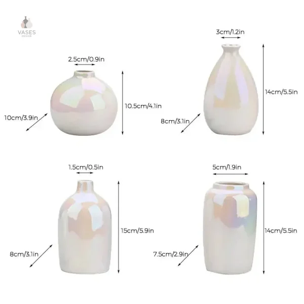 Vase coloré compact pour une décoration stylée