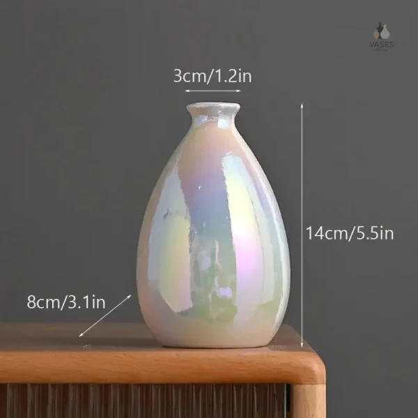 Vase en céramique aux couleurs éclatantes