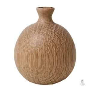 Vase en bois design, idéal pour une touche rustique