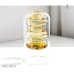 Vase en verre sobre pour embellir l'espace