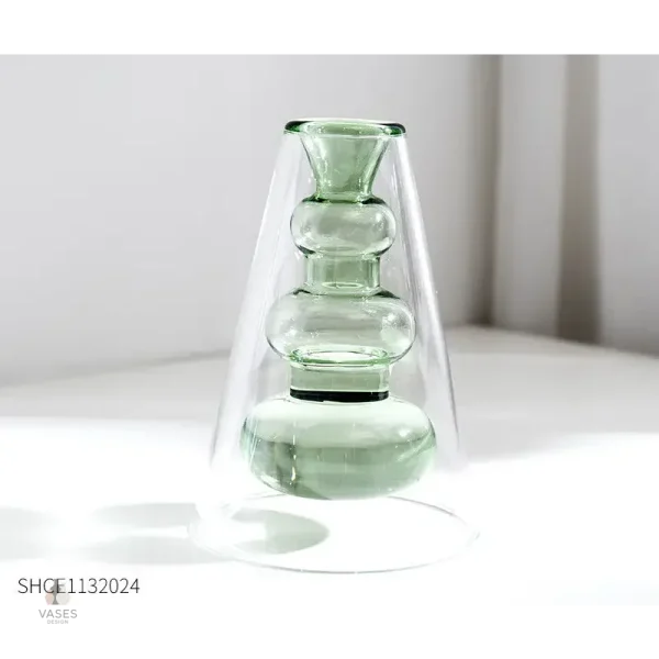 Petit vase en verre pour décoration