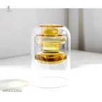 Vase en verre artisanal de petite dimension