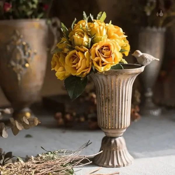 Petit vase médicis en céramique élégante