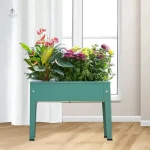 Jardinière sur pied compacte pour plantes d'intérieur ou d'extérieur