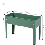 Jardinière sur pied moderne, ajout pratique à votre espace vert