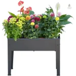 Petite jardinière sur pied, solution idéale pour petit espace jardinage