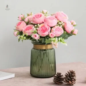 Pivoine artificielle en fleurs décoratives