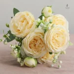 Pivoine rose artificielle pour un décor romantique