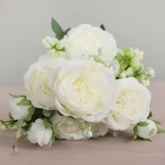 Pivoine en fleurs artificielles pour décoration de maison