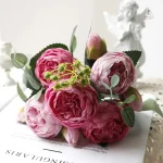 Pivoine artificielle en fleurs décoratives - vue 8