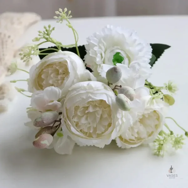 Fleurs de pivoine en tissu pour décoration