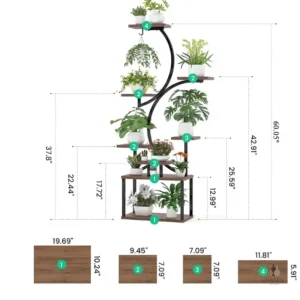 Stylé support à plantes pour un intérieur unique