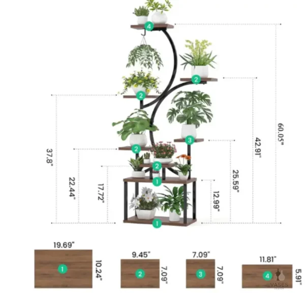 Stylé support à plantes pour un intérieur unique