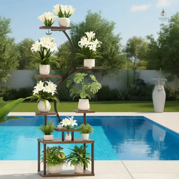 Design innovant pour un porte plante décoratif