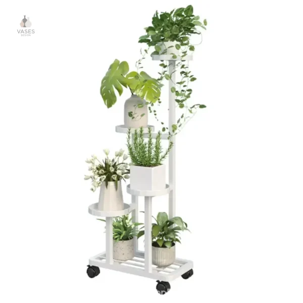 Support à plantes mobile, idéal pour la maison