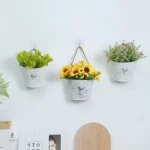 Pot de fleur à accrocher pour un espace vert intérieur