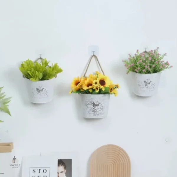 Pot de fleur à accrocher pour un espace vert intérieur
