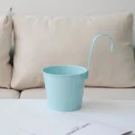 Pot en métal pour suspendre des plantes