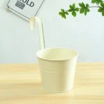 Pot de fleur suspendu en métal - vue 7