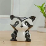 Pot de fleurs amusant avec motifs d'animaux
