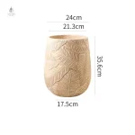 Style minimaliste avec pot beige
