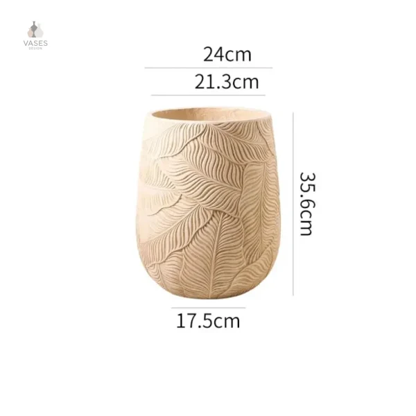 Style minimaliste avec pot beige