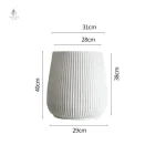 Conteneur blanc pour fleurs d'intérieur