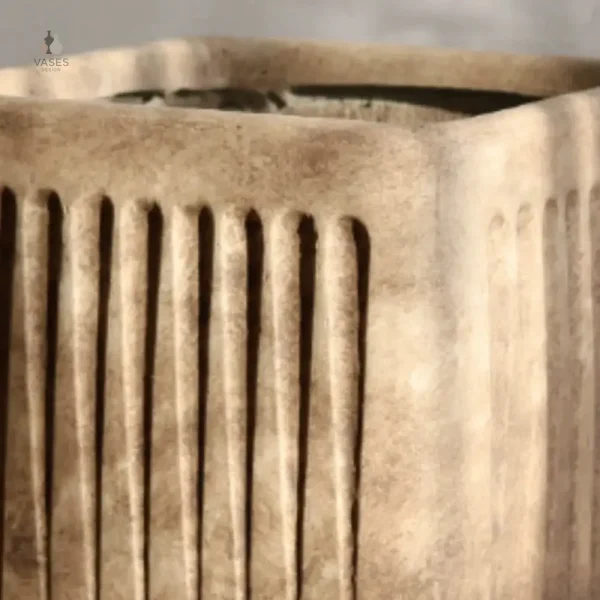 Pot décoratif carré pour plantes d'intérieur