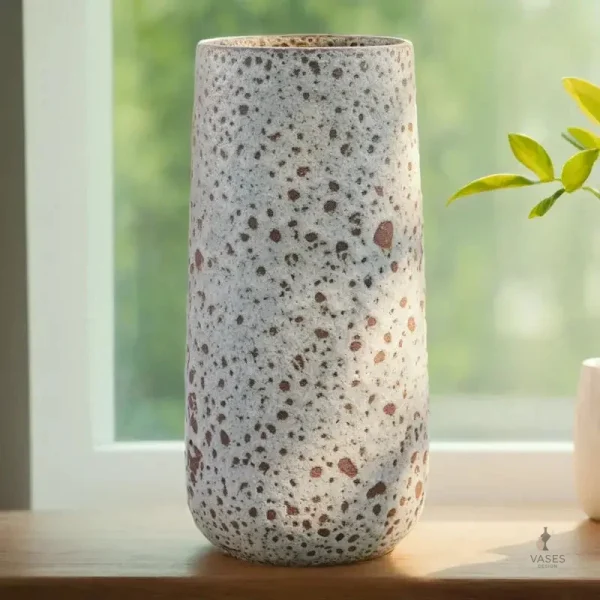 Grand pot de fleur en céramique pour décoration intérieure