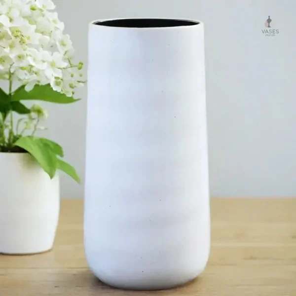Céramique élégante, pot de fleurs de grande taille