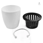 Pot de fleurs design pour terrasse