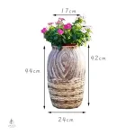 Pot de fleur extérieur avec allure raffinée